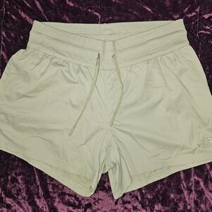 The North Face Khaki Athletic Shorts Elastic Waist- Size Small